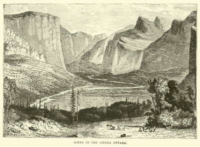 Scène dans la Sierra Nevada - English School
