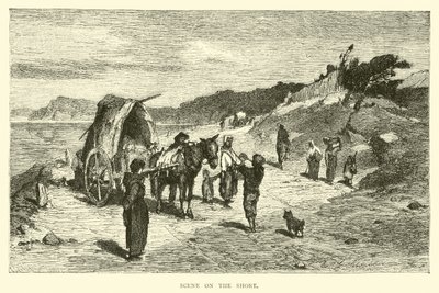 Scène sur le rivage - English School