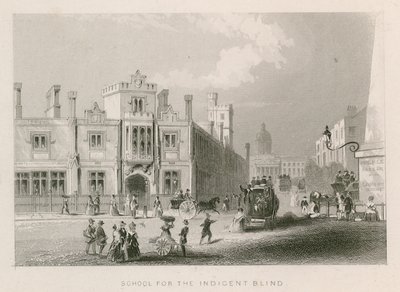 École pour les aveugles indigents, St Georges Field, Southwark, Londres - English School