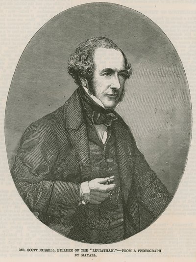 Scott Russell, constructeur du navire à vapeur Leviathan - English School