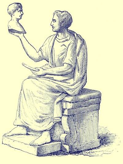 Sculpteur, illustration de History of Rome par Victor Duruy, publiée en 1884 - English School