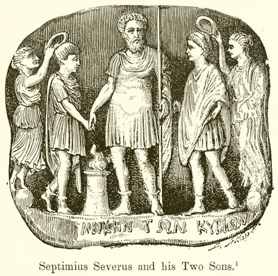 Septime Sévère et ses deux fils - English School