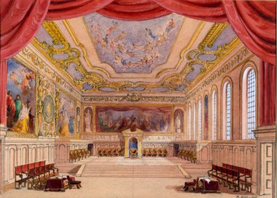 Décor pour Le Marchand de Venise de William Shakespeare, 1858 - English School