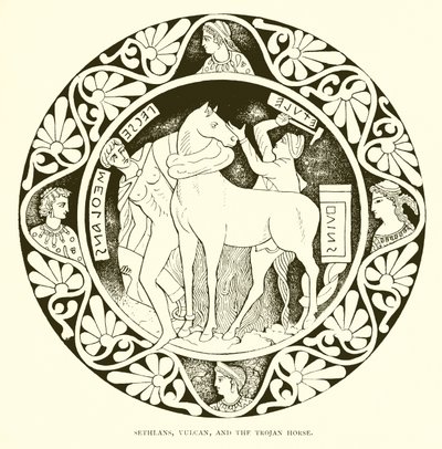 Sethlans, Vulcain et le cheval de Troie - English School