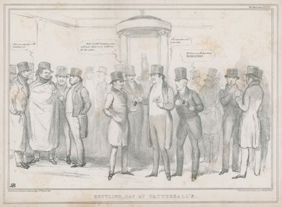 Jour de règlement chez Tattersalls - English School