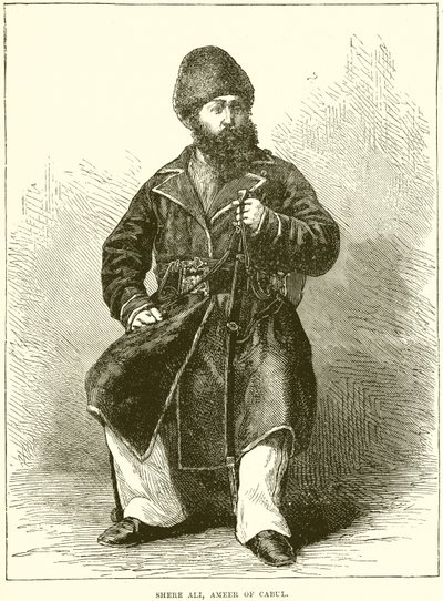 Shere Ali, émir de Kaboul - English School
