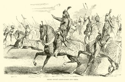 La garde du corps de Shere Singh et les Sikhs - English School