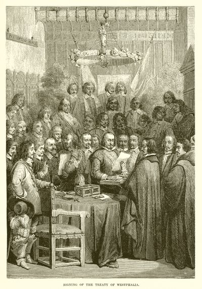 Signature du traité de Westphalie - English School