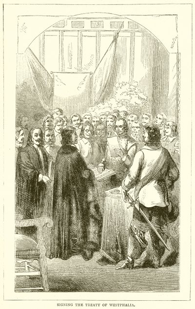Signature du traité de Westphalie - English School
