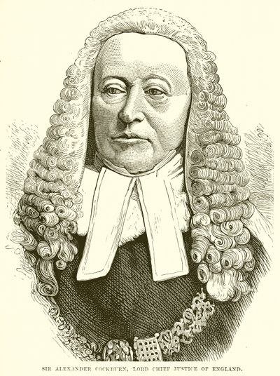 Sir Alexander Cockburn, Lord Chief Justice d