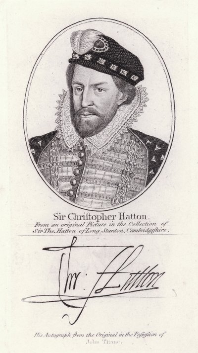 Sir Christopher Hatton, lord chancelier d