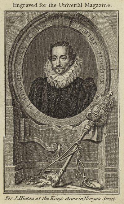 Sir Edward Coke, Lord Chief Justice - English School