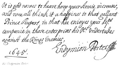 Sir Endymion Porter - English School