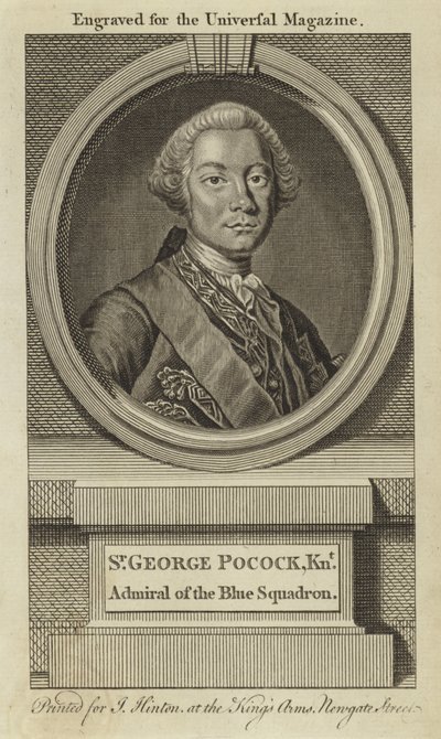 Sir George Pocock, chevalier, amiral de l