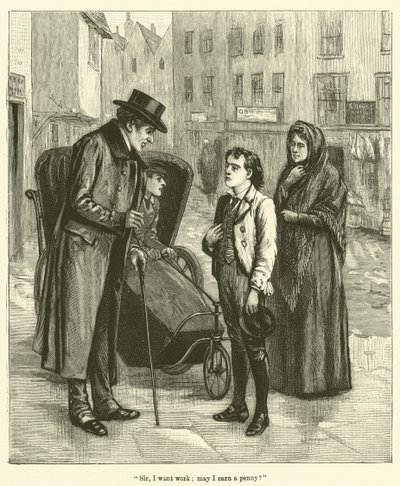 Monsieur, je veux travailler ; puis-je gagner un sou ? - English School