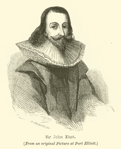 Sir John Eliot (gravure) - English School
