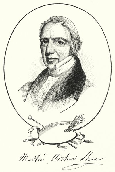 Sir Martin Archer Shee (gravure) - English School