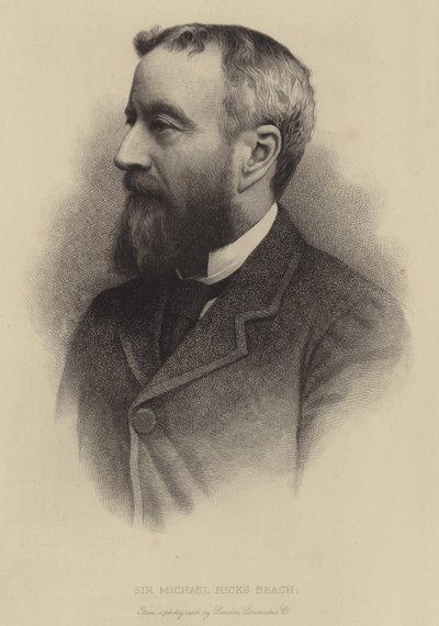 Sir Michael Hicks Beach - English School