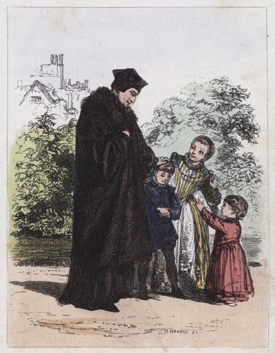 Sir Thomas More et ses enfants - English School
