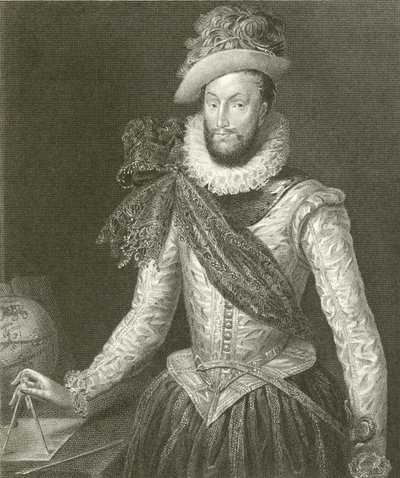 Sir Walter Raleigh - English School