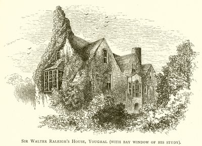 Maison de Sir Walter Raleigh, Youghal (avec baie vitrée de son étude) - English School