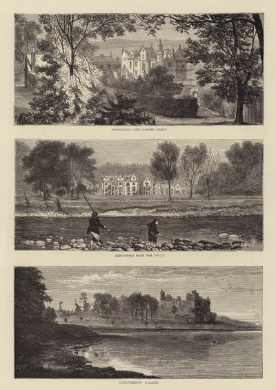 Centenaire de Sir Walter Scott (gravure) - English School