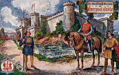 Sir William De Ferrers au château de Liverpool - English School