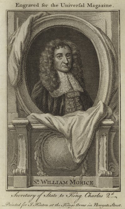 Sir William Morice, Secrétaire d