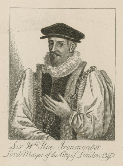 Sir William Roe, ferblantier, Lord-maire de Londres en 1592 - English School