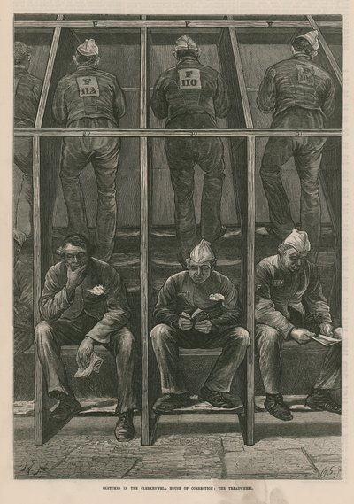 Croquis dans la maison de correction de Clerkenwell - English School