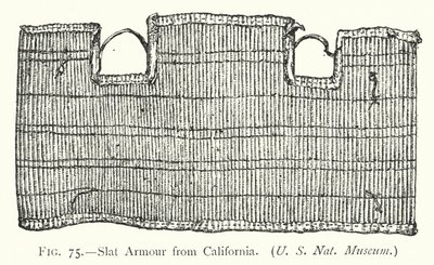 Armure en lattes de Californie - English School