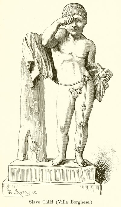 Enfant esclave (Villa Borghèse) (gravure) - English School