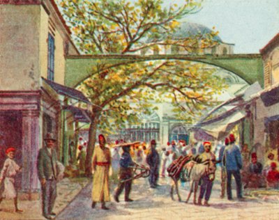 Smyrne, un bazar turc - English School