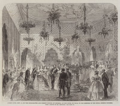 Soirée donnée, le 24 septembre, par le Bourgmestre et le Conseil Communal de Bruxelles, à l