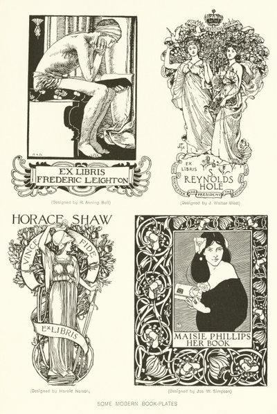 Quelques ex-libris modernes - English School