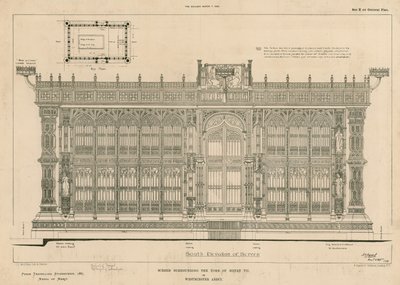 Élévation sud de l