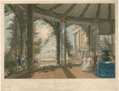 Côté sud des terrains entourant le Colisée, Regents Park - English School