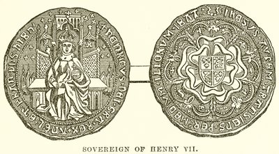 Souverain de Henri VII - English School