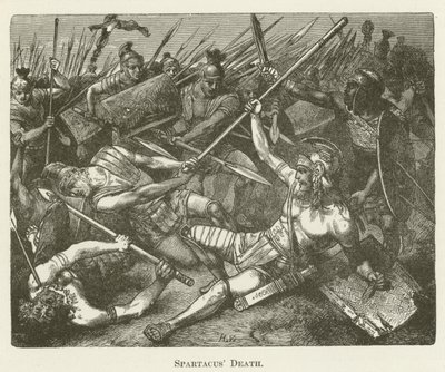 Mort de Spartacus - English School