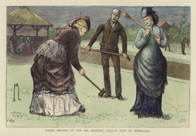 Réunion de printemps du All England Croquet Club à Wimbledon - English School