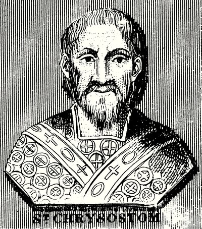 Saint Chrysostome (gravure) - English School