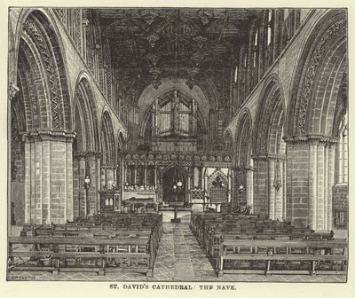 Cathédrale de St Davids, la nef - English School