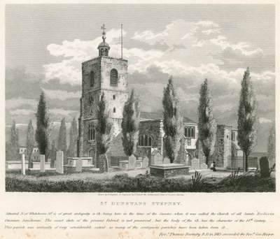St Dunstan, Stepney, Londres - English School