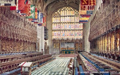 Chapelle Saint-Georges au château de Windsor, Berkshire - English School