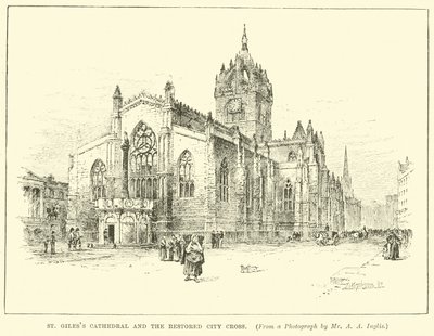 Cathédrale Saint-Gilles et la Croix de la Ville restaurée - English School