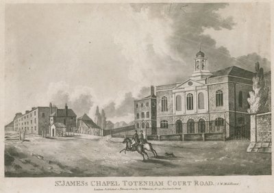 Chapelle de St James, Tottenham Court Road, Londres - English School
