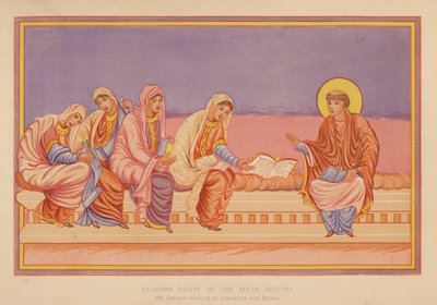 Saint Jérôme lisant à Eustachia et Paula - English School