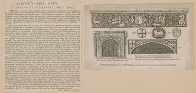Porte Saint-Jean, Clerkenwell - English School