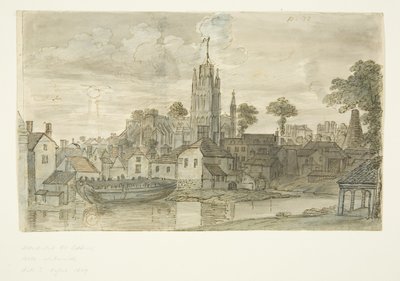 Église St Mary Redcliffe depuis Redcliffe Back - English School