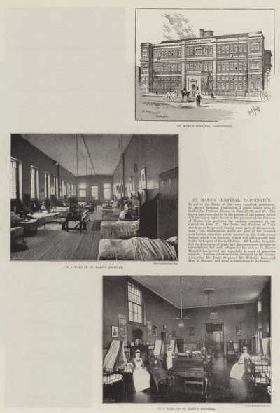 Hôpital Sainte-Marie, Paddington (lithographie) - English School